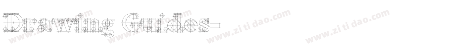 Drawing Guides字体转换